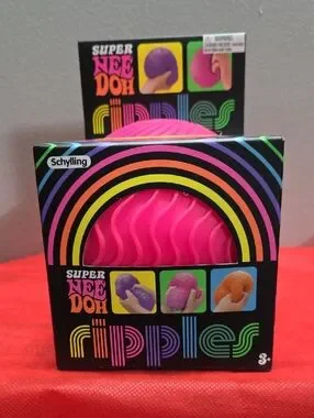 Needoh Ripples Pink Schylling | Toys | Schylling Super Needoh Ripples Pink Sensory Squeeze ...